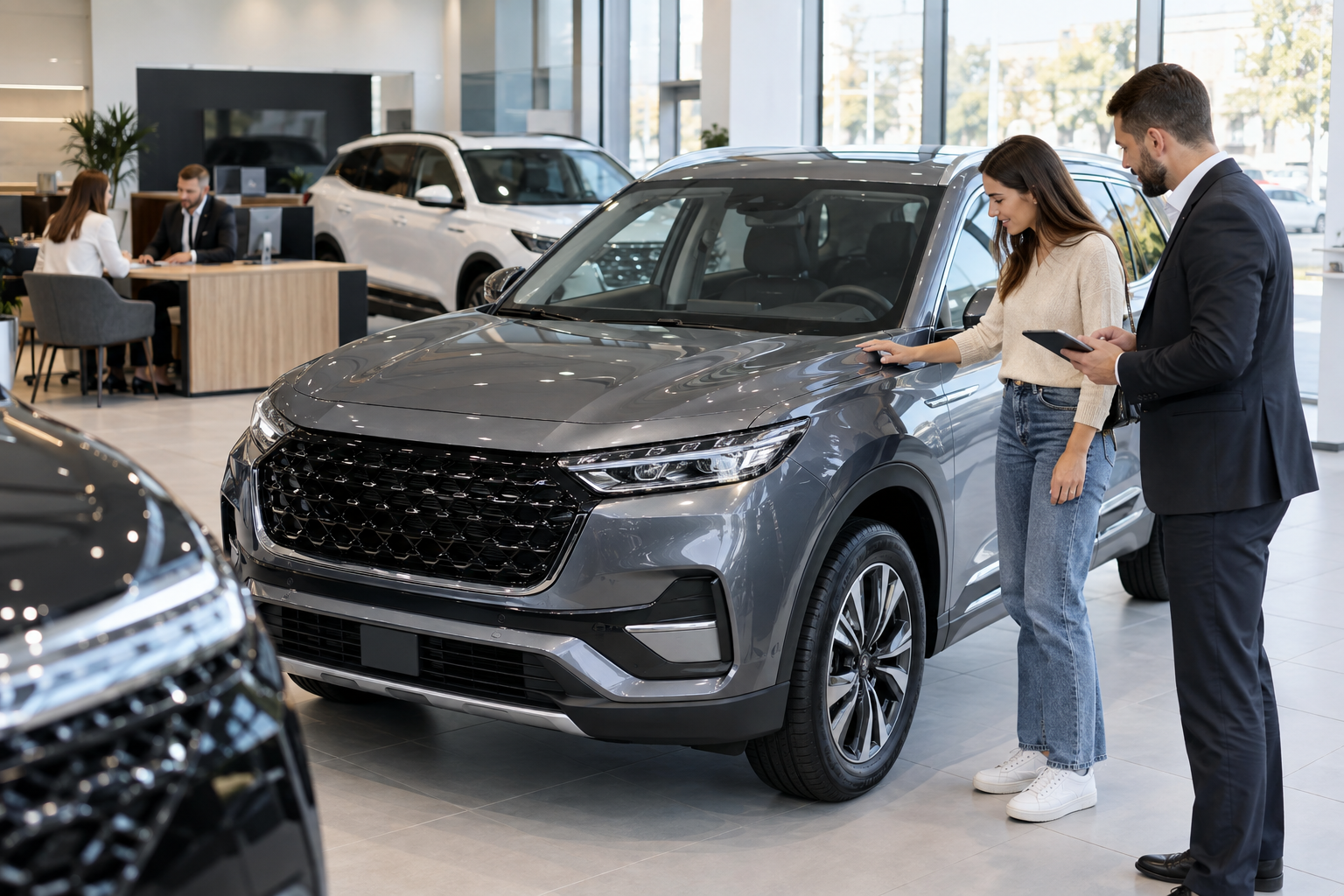 официальный дилер Тенет и осмотр автомобиля в автосалоне